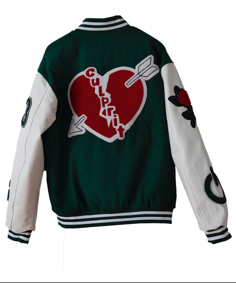 Heartbreak Culprit Varsity Jacket