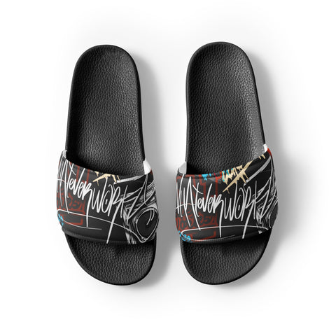 Whatever Works Men’s Slides "All Over"