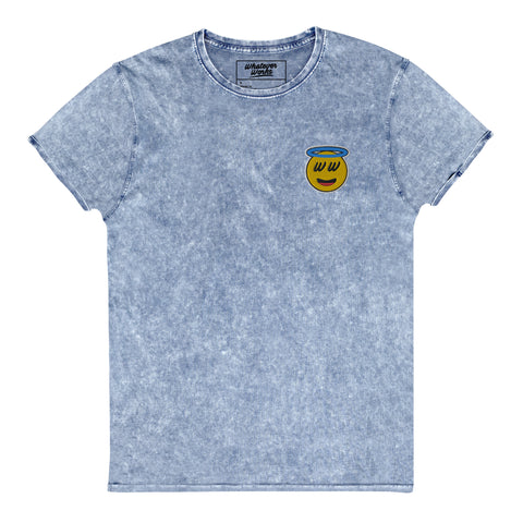 Women's "😇 Emoji" Denim Style T-Shirt