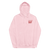 "Embroidered" Woman's Oversized Hoodie - Pink