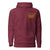 W Logo Embroidered Sweatsuit Top "Maroon/Gold"