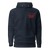 W Logo Embroidered Sweatsuit Top "Navy/Red"