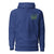 W Logo Embroidered Sweatsuit Top "Royal/Lime"