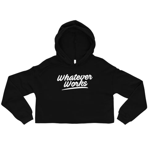 "Classic Logo" Crop Hoodie