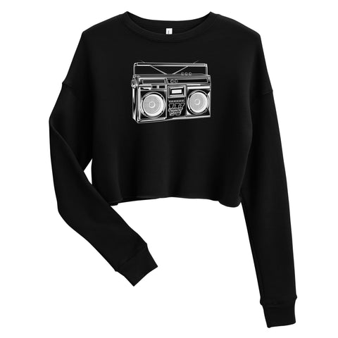 "Radio" Crop Sweatshirt