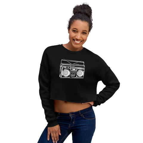 "Radio" Crop Sweatshirt