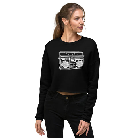 "Radio" Crop Sweatshirt