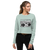 Premium Cropped "Radio" Sweatshirt